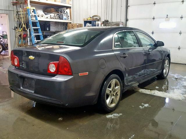 1G1ZA5EU7CF391512 - 2012 CHEVROLET MALIBU LS GRAY photo 4