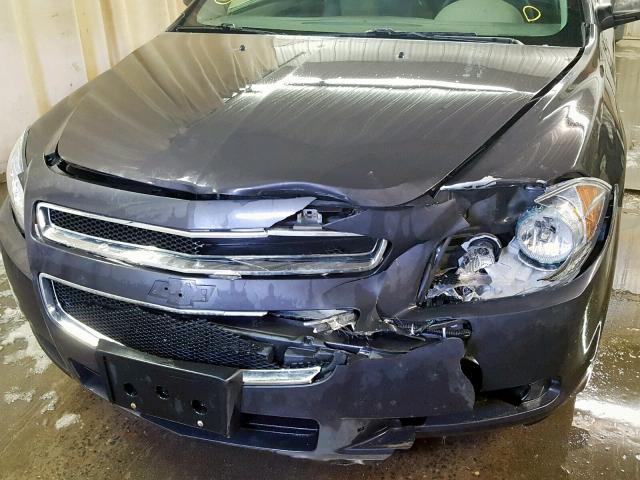 1G1ZA5EU7CF391512 - 2012 CHEVROLET MALIBU LS GRAY photo 9