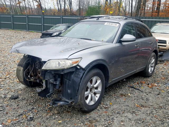 JNRAS08W45X202930 - 2005 INFINITI FX35 GRAY photo 2