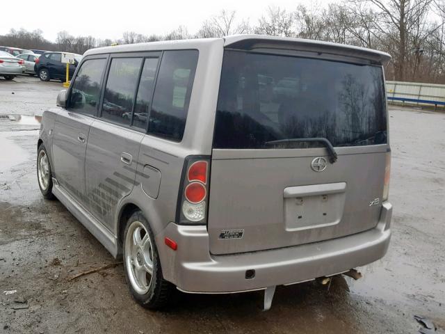 JTLKT324X50187423 - 2005 TOYOTA SCION XB Сұр фото 3