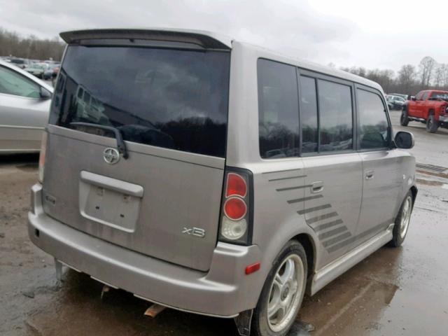 JTLKT324X50187423 - 2005 TOYOTA SCION XB Сұр фото 4