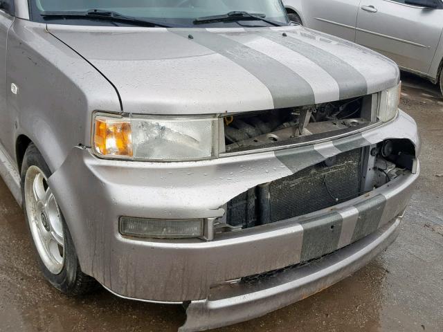 JTLKT324X50187423 - 2005 TOYOTA SCION XB Сұр фото 9