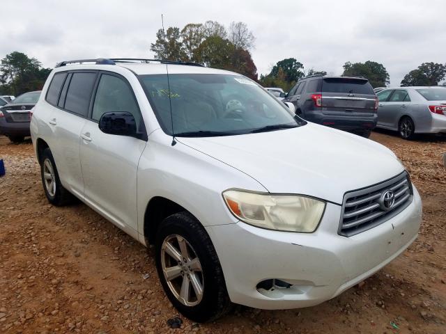 JTEES41A192126668 - 2009 TOYOTA HIGHLANDER WHITE photo 1