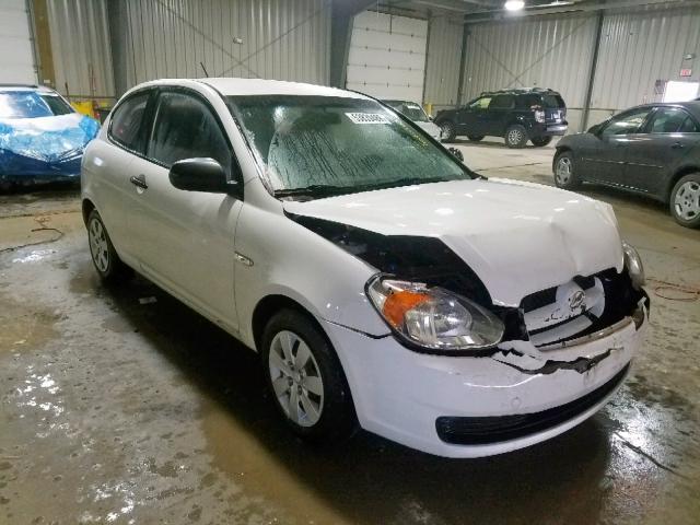 KMHCM3AC4BU188931 - 2011 HYUNDAI ACCENT GL WHITE photo 1