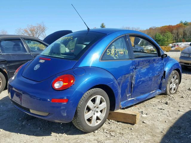 3VWRW31C27M504912 - 2007 VOLKSWAGEN NEW BEETLE 蓝色 照片 4