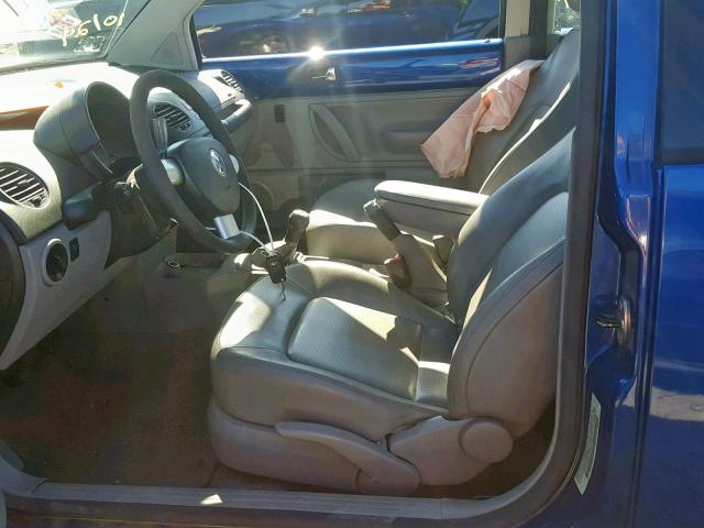 3VWRW31C27M504912 - 2007 VOLKSWAGEN NEW BEETLE 蓝色 照片 5