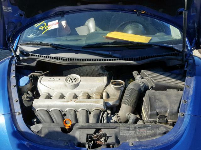 3VWRW31C27M504912 - 2007 VOLKSWAGEN NEW BEETLE 蓝色 照片 7