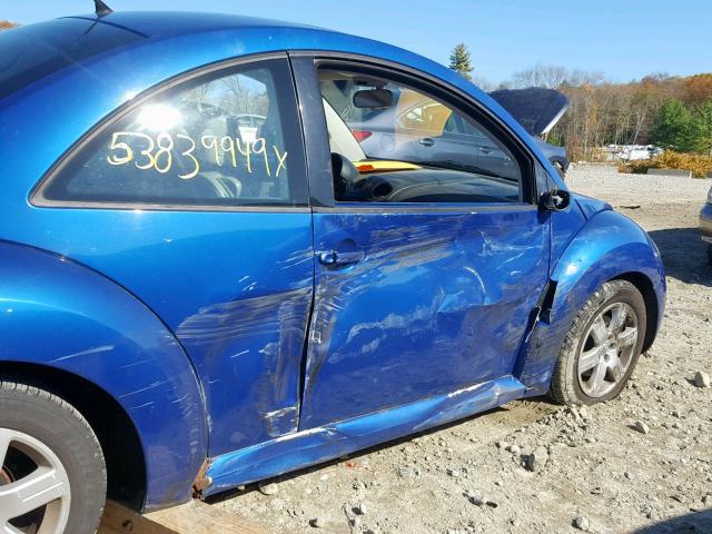 3VWRW31C27M504912 - 2007 VOLKSWAGEN NEW BEETLE 蓝色 照片 9