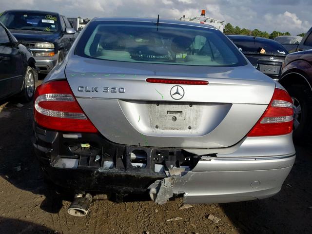 WDBTJ65JX3F062102 - 2003 MERCEDES-BENZ CLK 320C SILVER photo 9