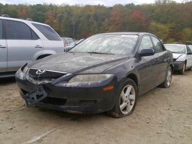 1YVFP80C535M48962 - 2003 MAZDA 6 I BLACK photo 2