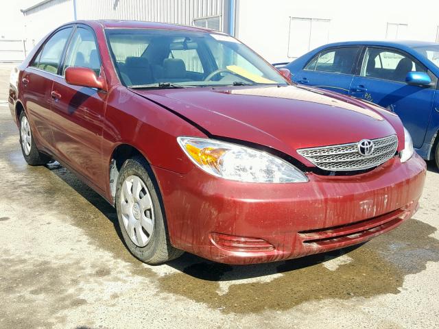 4T1BE32K53U196648 - 2003 TOYOTA CAMRY LE BURGUNDY photo 1