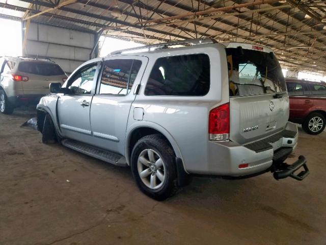 5N1AA0NC4FN604498 - 2015 NISSAN ARMADA SV SILVER photo 3