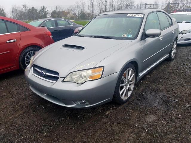 4S3BL676466206862 - 2006 SUBARU LEGACY GT SILVER photo 2