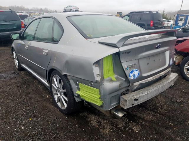 4S3BL676466206862 - 2006 SUBARU LEGACY GT SILVER photo 3