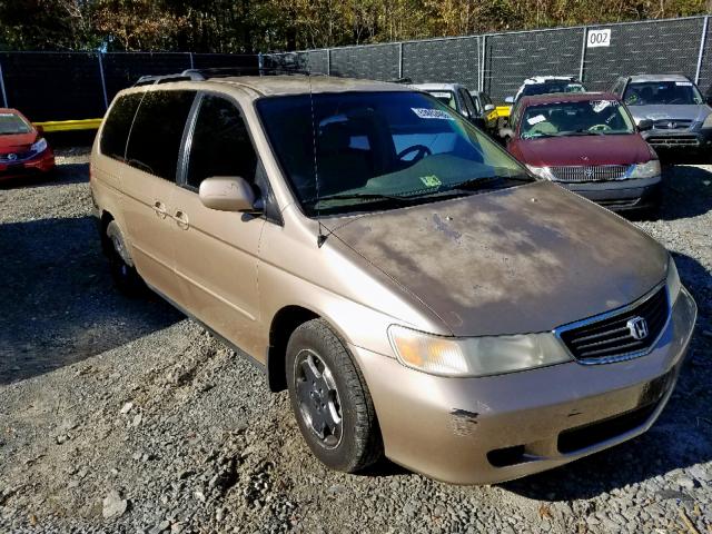 2HKRL18621H529208 - 2001 HONDA ODYSSEY EX GOLD photo 1