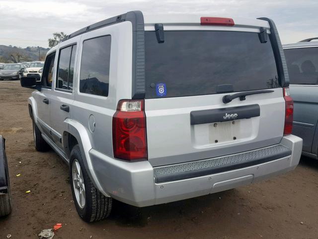 1J8HH48K16C165712 - 2006 JEEP COMMANDER GRAY photo 3