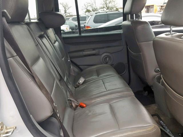 1J8HH48K16C165712 - 2006 JEEP COMMANDER GRAY photo 6
