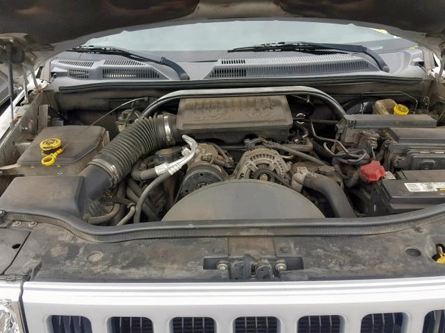 1J8HH48K16C165712 - 2006 JEEP COMMANDER GRAY photo 7