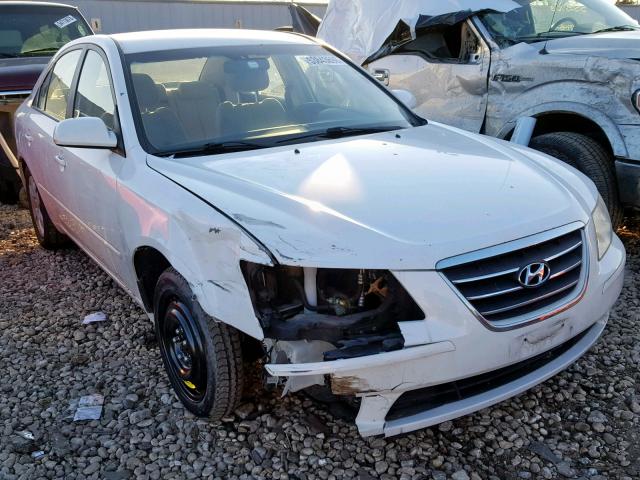 5NPET46CX9H499427 - 2009 HYUNDAI SONATA GLS WHITE photo 1