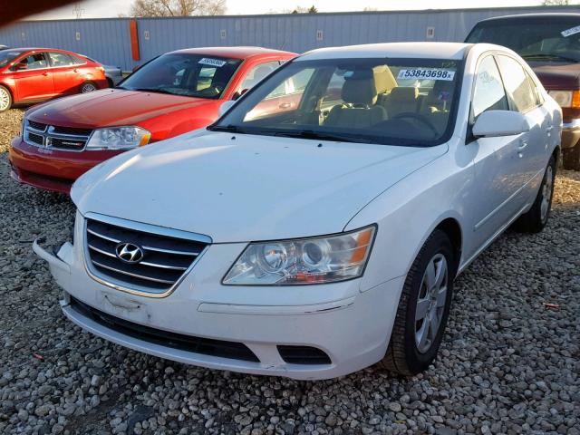 5NPET46CX9H499427 - 2009 HYUNDAI SONATA GLS WHITE photo 2