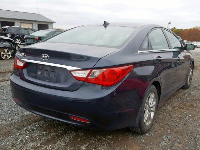 5NPEB4AC9CH478246 - 2012 HYUNDAI SONATA GLS BLUE photo 4