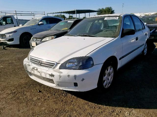 2HGEJ6675YH591543 - 2000 HONDA CIVIC LX WHITE photo 2