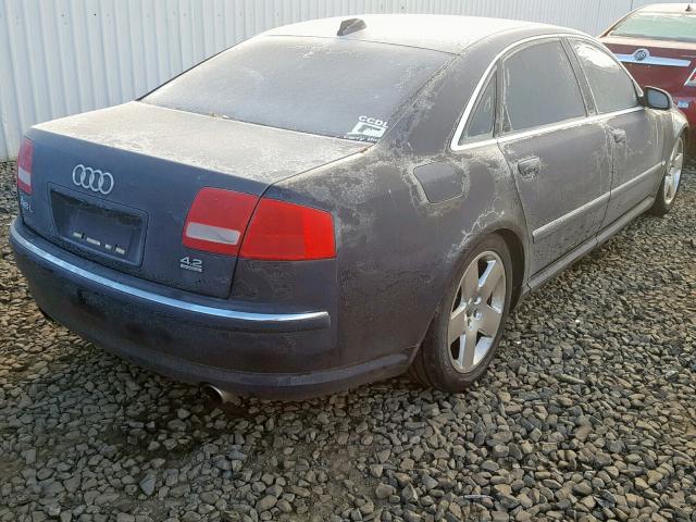 WAUML44E84N003823 - 2004 AUDI A8 L QUATT BLACK photo 4