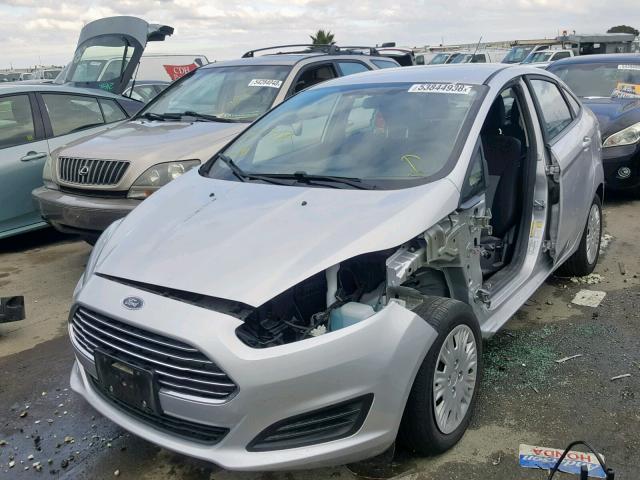 3FADP4AJ5HM135274 - 2017 FORD FIESTA S SILVER photo 2