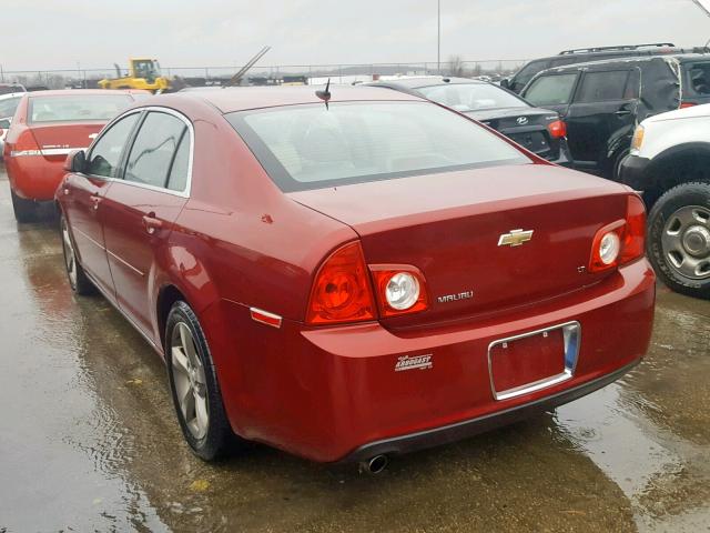 1G1ZJ57B48F200857 - 2008 CHEVROLET MALIBU 2LT RED photo 3