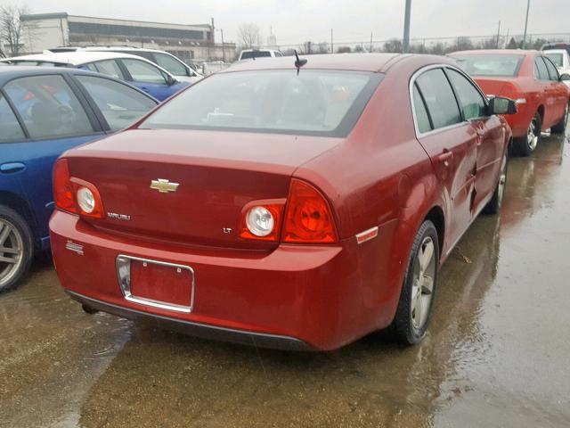 1G1ZJ57B48F200857 - 2008 CHEVROLET MALIBU 2LT RED photo 4