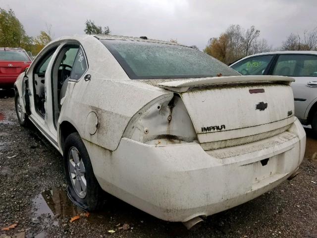 2G1WD58CX89117279 - 2008 CHEVROLET IMPALA SUP 白色 照片 3