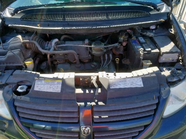 2D4GP44L97R177445 - 2007 DODGE GRAND CARA BLUE photo 7