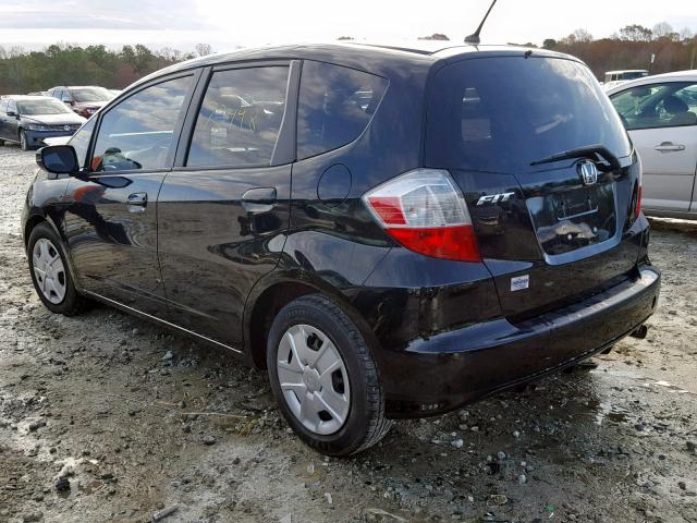 JHMGE8H34DC073159 - 2013 HONDA FIT BLACK photo 3