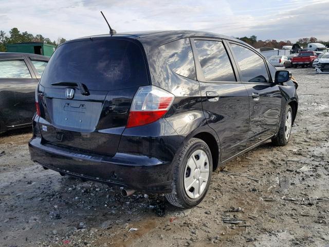 JHMGE8H34DC073159 - 2013 HONDA FIT BLACK photo 4