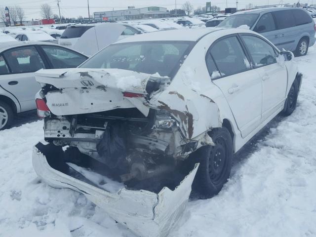 2HGFA1F63AH016880 - 2010 HONDA CIVIC LX-S Weiß Foto 4