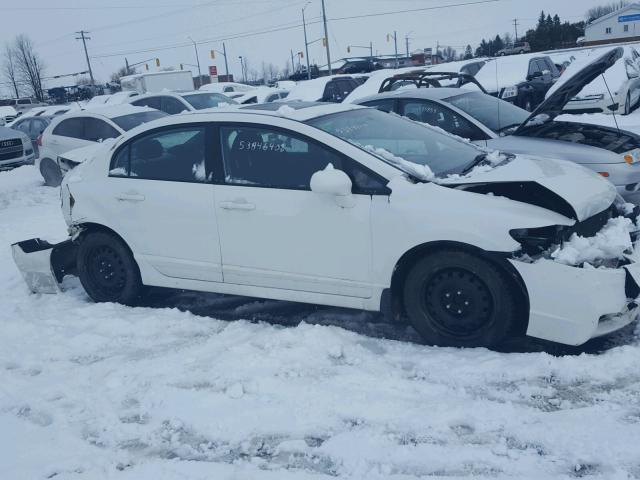 2HGFA1F63AH016880 - 2010 HONDA CIVIC LX-S Weiß Foto 9