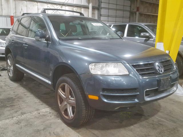 WVGCM67L84D006546 - 2004 VOLKSWAGEN TOUAREG 4. BLUE photo 1