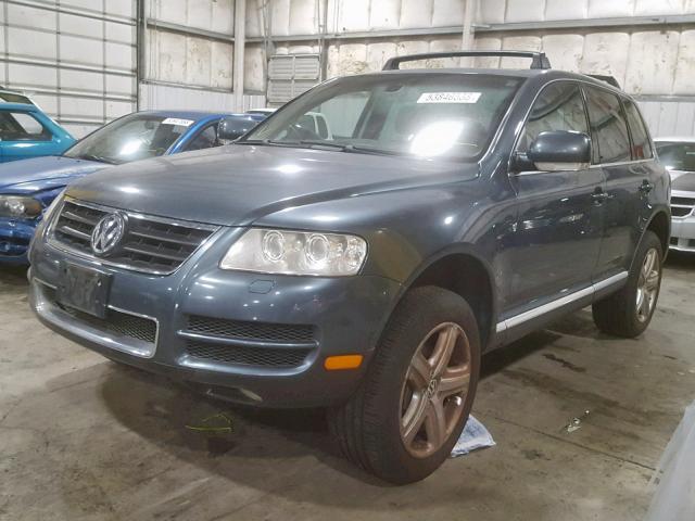 WVGCM67L84D006546 - 2004 VOLKSWAGEN TOUAREG 4. BLUE photo 2