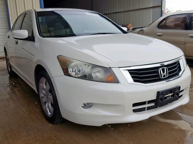 1HGCP36859A003752 - 2009 HONDA ACCORD EXL WHITE photo 1