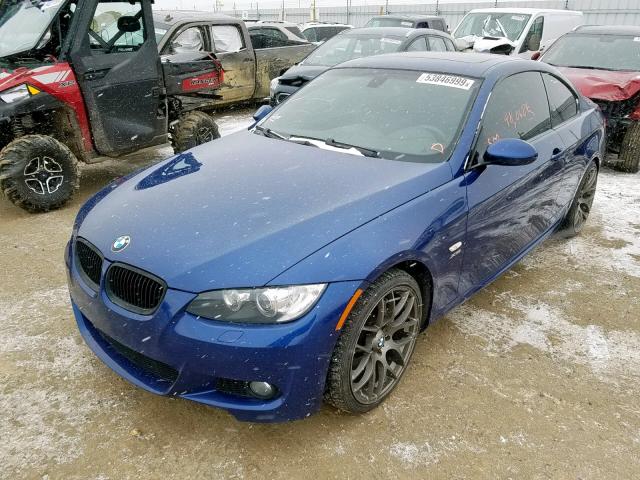 WBAWC73599E274537 - 2009 BMW 335 XI BLUE photo 2