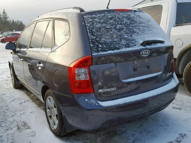 KNAFG526187147982 - 2008 KIA RONDO LX BLUE photo 3