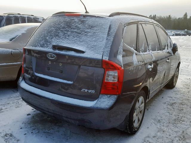 KNAFG526187147982 - 2008 KIA RONDO LX BLUE photo 4