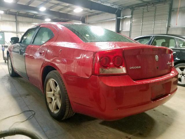 2B3KA33V99H572676 - 2009 DODGE CHARGER SX RED photo 3