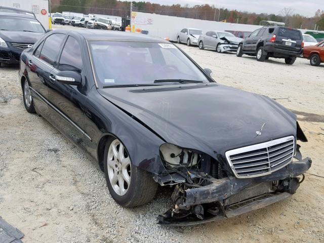 WDBNG84J54A402730 - 2004 MERCEDES-BENZ S 500 4MAT BLACK photo 1