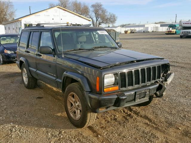 1J4FF58S31L626499 - 2001 JEEP CHEROKEE C GREEN photo 1