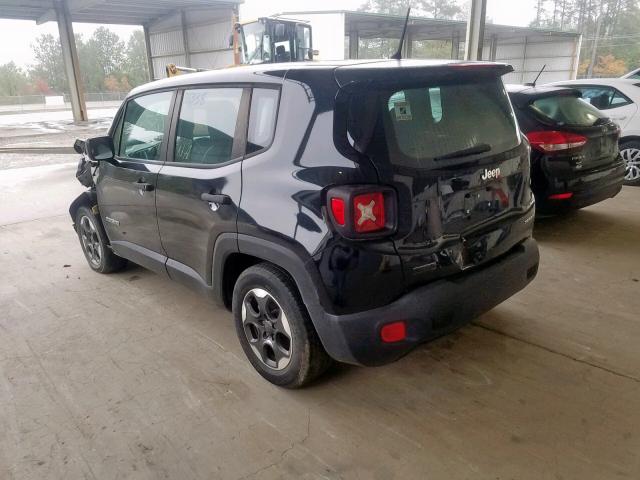 ZACCJAAT0FPB76783 - 2015 JEEP RENEGADE S CHARCOAL photo 3