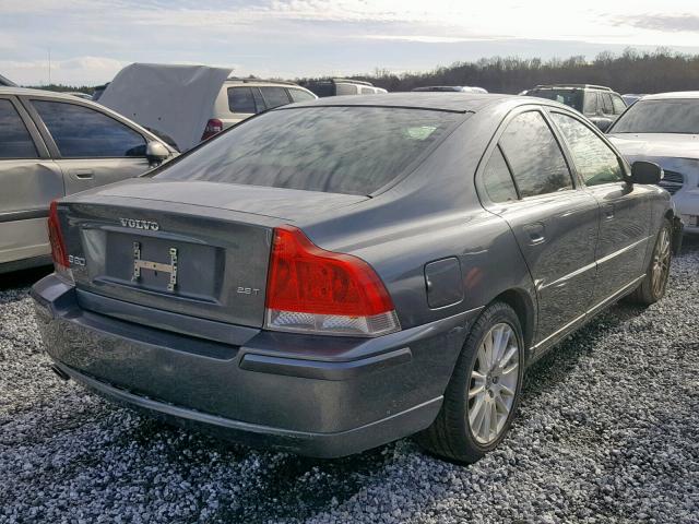 YV1RS592872618467 - 2007 VOLVO S60 2.5T GRAY photo 4
