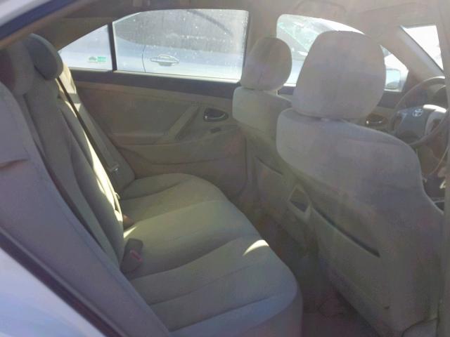 4T4BE46K79R075263 - 2009 TOYOTA CAMRY BASE WHITE photo 6