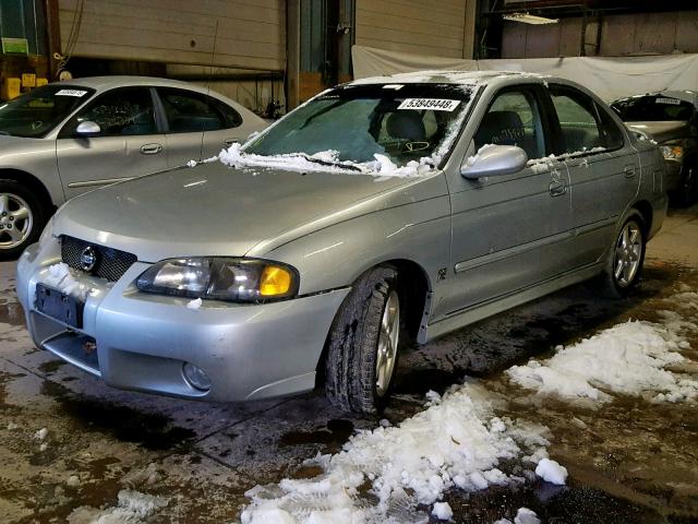 3N1AB51D43L721526 - 2003 NISSAN SENTRA SE- SILVER photo 2