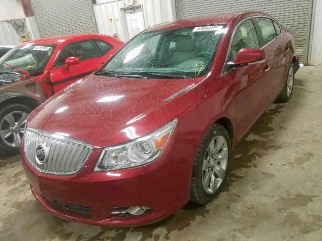 1G4GC5ED6BF339775 - 2011 BUICK LACROSSE C RED photo 2